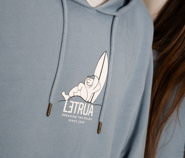 SUDADERA CAPUCHA AZUL SURFERA  - Imagen 2