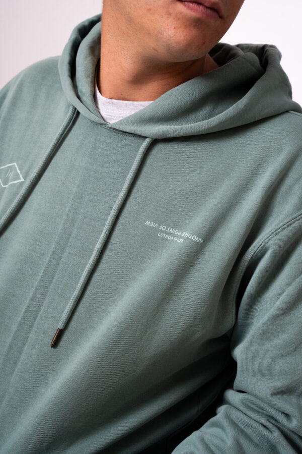 SUDADERA CAPUCHA VERDE ANOTHER POINT - Imagen 4