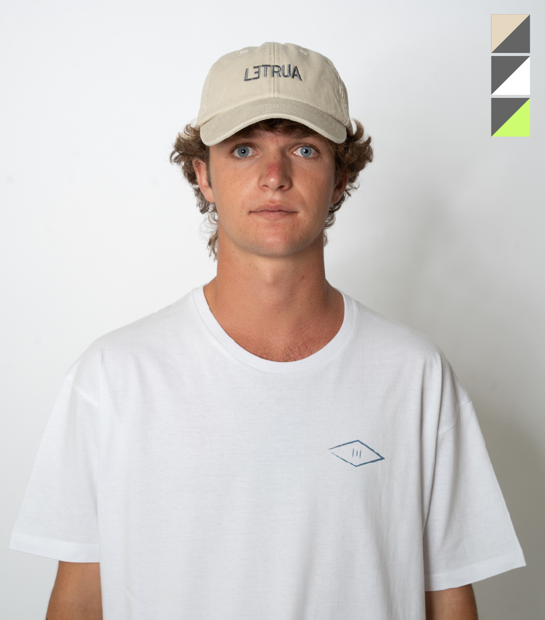 GORRA GRIS LAVADO- LOGO
